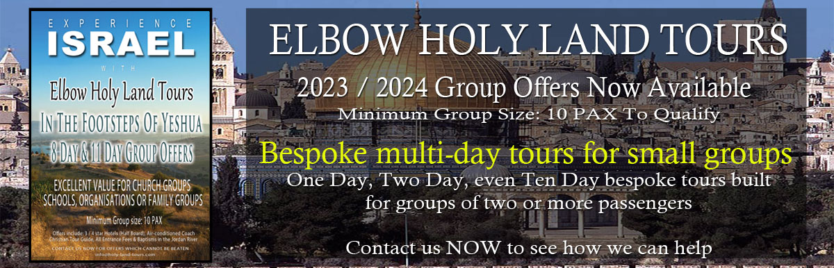 Christian Israel Tours of the Holy Land 2023-2024