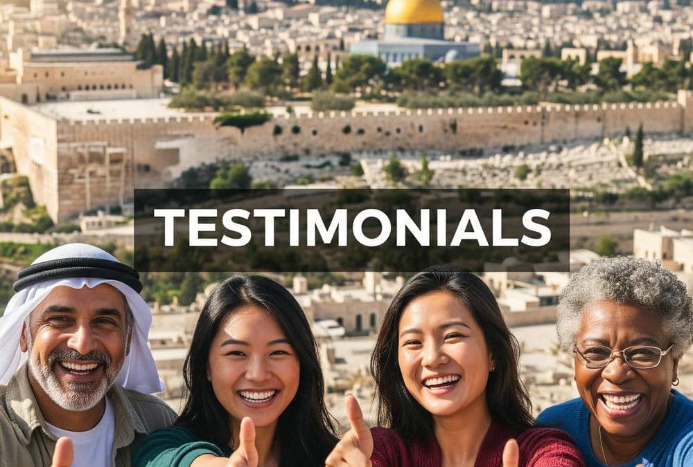 Elbow Holy Land Tours - Testimonials - Christian Tours of Israel