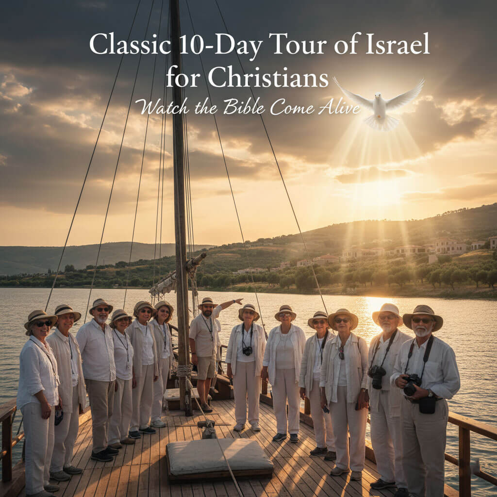 Classic 10 Day Christian Tour of Israel. Perfect for families, church groups or individual travelers.
