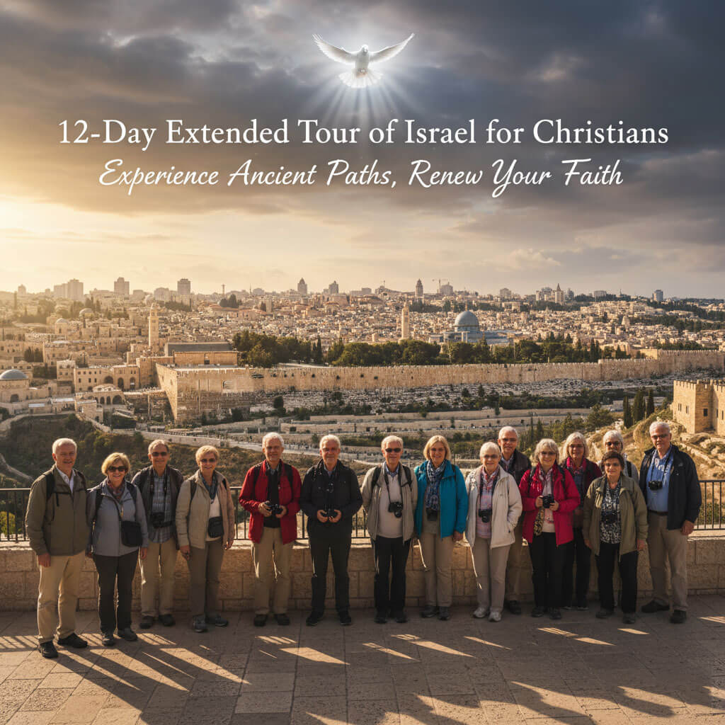 Extended 12-day Israel pilgrimage cover the whole of Israel plus Petra in Jordan. Perfect for families, church groups or individual travelers.
